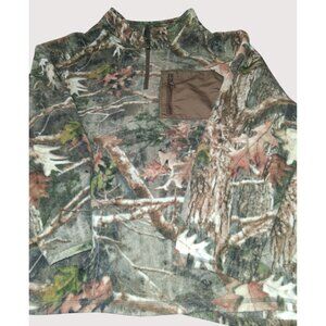 True Timber Camouflage Quarter-Zip Fleece Pullover 3XL